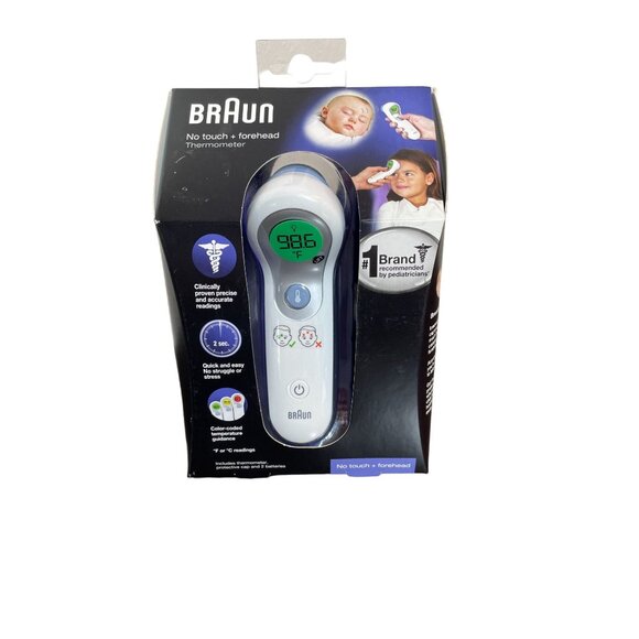 Braun No Touch + Forehead Thermometer - NEW - Picture 1 of 7